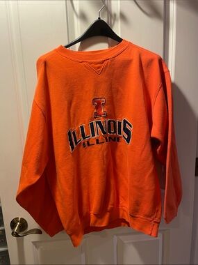 Vintage Illinois Illini Varsity Athletic Crewneck Sweatshirt